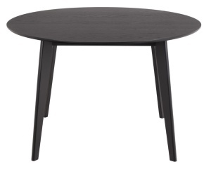 Masa dining Roxby, Negru, 76x120x120 cm - Img 3
