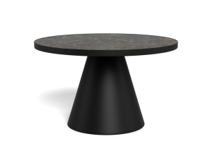 Masuta de cafea Soli, Negru, 40x65.7x65.7 cm - Img 5