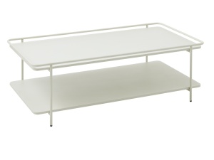 Masuta de cafea YUBA, Gri cald, 55x34x110 cm - Img 4