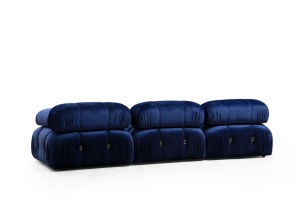 Modular Γωνιακός Καναπές Bubble Μπλε 288x190x95 cm - Img 2