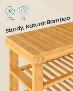 Pantofar Bambou, Natural, 70x28.7x52 cm - Img 6