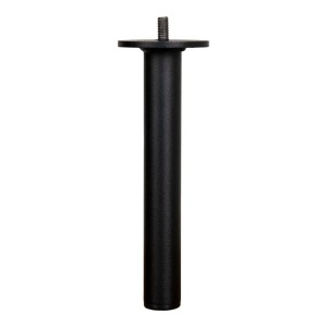 Picior pentru mobilier Lido, Negru, 2.5x2.5x16.5 cm