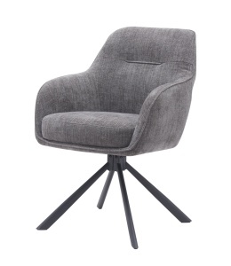 Scaun AVOLA, Gri deschis, 65x89x59 cm