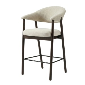 Scaun de bar ELK V1, Nisipiu, 56x104x57 cm