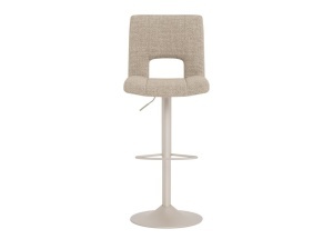 Scaun de bar Sylvia V1, Bej, 115x41.5x52 cm - Img 3