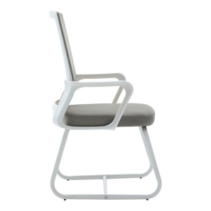 Scaun de birou, Palma, Alb, 52x46x94 cm - Img 3