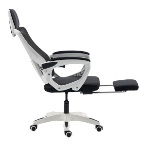 Scaun de birou V2, Meton, Negru, 60x48x128 cm - Img 5