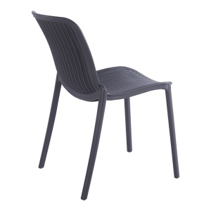 Scaun de gradina Stivuibil, Teragi, Antracit, 43.5x58x82 cm - Img 2