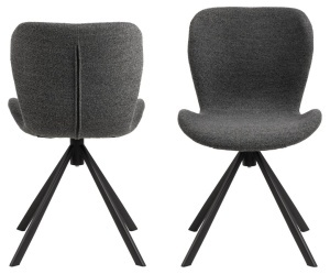 Scaun dining Batilda -A1, Gri, 81x46.5x53 cm - Img 4