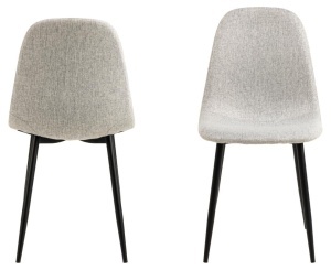 Scaun dining Celia V2, Gri, 86x44x54 cm - Img 4