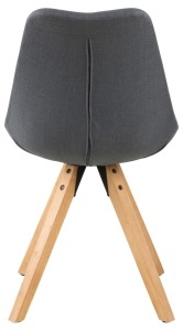 Scaun dining Dima V2, Gri, 85x48.5x55 cm - Img 4