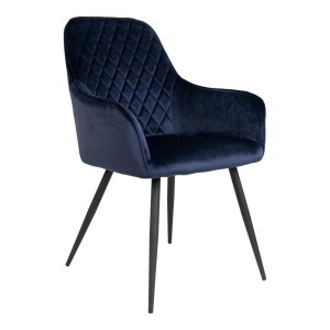 Scaun dining Harbo dining, Albastru, 65x57x87 cm - Img 5