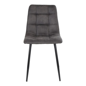 Scaun dining Middelfart, Gri, 55x44x86 cm - Img 4