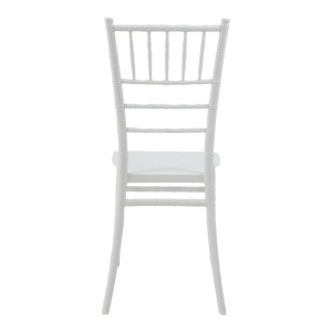 Scaun evenimente, Tiffany I, Alb, 38.5x46.5x87 cm - Img 6