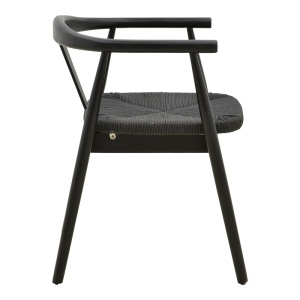 Scaun Gernine, Negru, 56x49x73 cm - Img 4