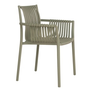 Scaun gradina Tulsa, Verde, 59.5x56.5x82.5 cm