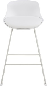 Scaun inalt Tina, Alb, 84x50x49 cm - Img 5