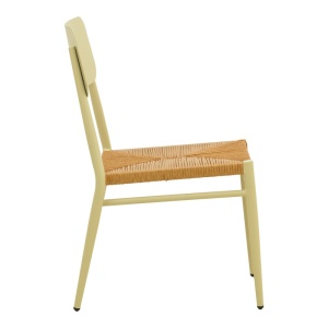Scaun stivuibil, Giardino, Bej, 56x45x82 cm - Img 4