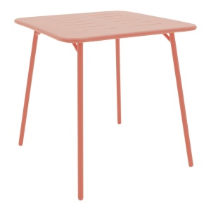 Set 3 piese masa si scaune gradina, Moraja Deraby, Terracotta, 70x70x73 cm - Img 3