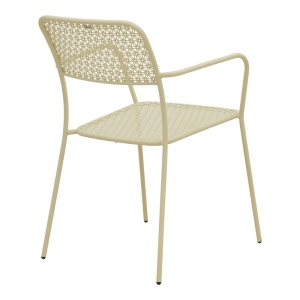 Set 5 masa si scaune gradina, Moraja Federal, Crem, 80x140x72 cm - Img 6