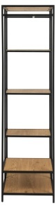 Suport umerase Seaford, Negru, 165x77x45 cm - Img 5