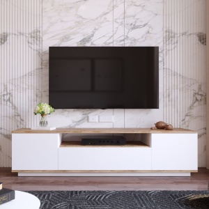 Έπιπλο TV Fr7 Λευκό 180x44.6x44.5 cm