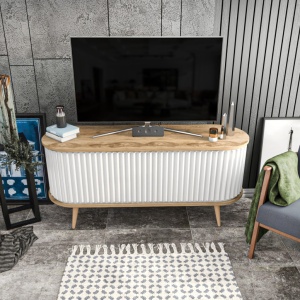 Έπιπλο TV Stor-Oud Oak, Λευκό
