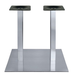 Βάση για επιφάνεια τραπεζιού Aluminum Pako World Ασημί 70x40x72 cm