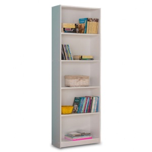 Βιβλιοθήκη Max Λευκή 58x23x170 cm