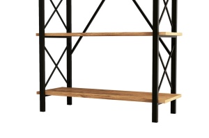 Βιβλιοθήκη Nero Elit Walnut-Μαύρη - Img 10