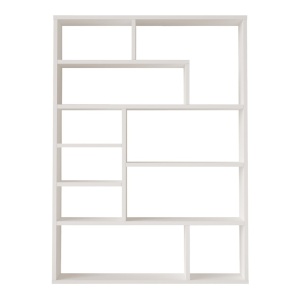 Βιβλιοθήκη Decora, Pako World, Λευκό, 90x22x123 cm - Img 2