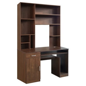 Γραφείο με βιβλιοθήκη Novelty Pako World Καρυδί 120x55x182 cm