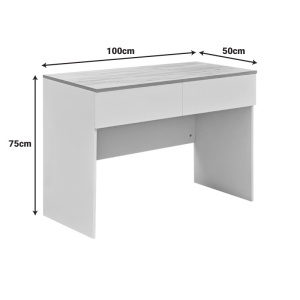 Γραφείο Beleton Φυσικό 100x50x75 cm - Img 3