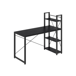 Γραφείο Vasagle Μαύρο 137.2x60x118.7 cm