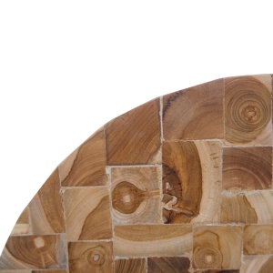 Διακόσμηση Τοίχου από ξύλο Sorenαπόe Boho Pako World φυσικό 60x60x6 cm - Img 2