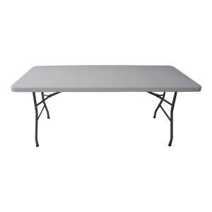 Επεκτεινόμενο τραπέζι κήπου Preventa, Λευκό, 180x74x74 cm