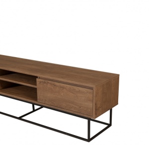 Έπιπλο TV Rodez 180 Walnut-Μαύρο - Img 3