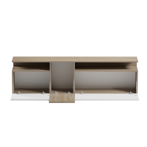 Έπιπλο TV Vendora Λευκό 150x29.5x46.3 cm - Img 2