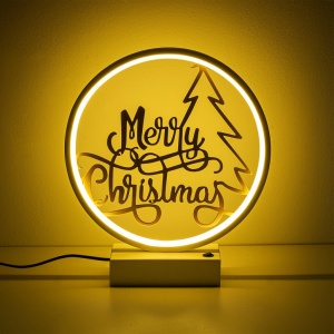 Επιτραπέζιο φωτιστικό XMAS10 Λευκό Χρυσό - Img 6