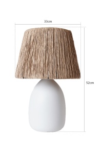 Επιτραπέζιο φωτιστικό YL599 Λευκό 33x52 cm - Img 3