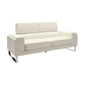 Καναπές Shea 3 θέσεων Ivory 198x80x87 cm