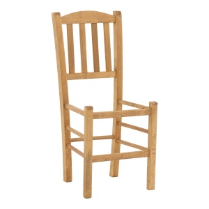 Καρέκλα Damnir από ξύλο οξιάς solid finisaj καρυδιά 41x42x92 cm