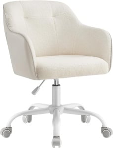 Καρέκλα γραφείου boucle Cappuccino Songmics 60.8x58x96 cm