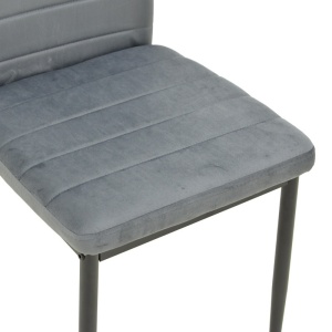 Καρέκλα Parker Γκρι 39.5x48x95 cm - Img 7