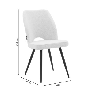 Καρέκλα Renish Pako World Ivoar 61x47x91.5 cm - Img 9