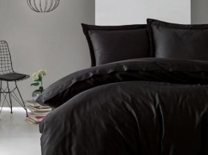 Κλινοσκεπάσματα Elegant Μαύρο (Σατέν Deluxe)