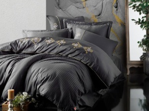 Κλινοσκεπάσματα King Antracit (Σατέν Deluxe)