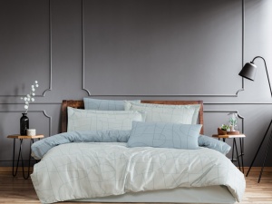 Κλινοσκεπάσματα Nordic Blue (Σατέν Deluxe)