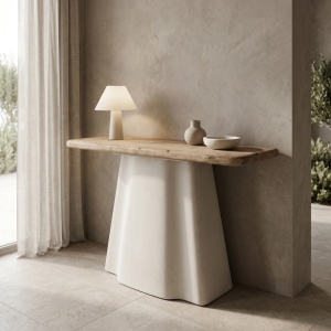 Κονσόλα, Loberta, Pako, Φυσικό 120x38x81 cm