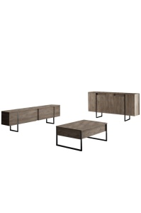 Κονσόλα Luxe Καρυδί 160x35x80 cm - Img 8